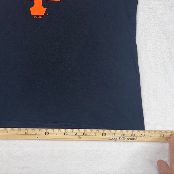 Fanatics Giants Logo Tee Shirt Mens Medium Short Sleeve Black - Picture 6 of 8